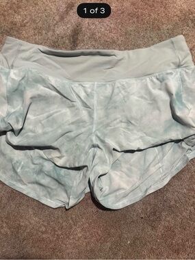 lululemon athletica Light Aqua Running Shorts